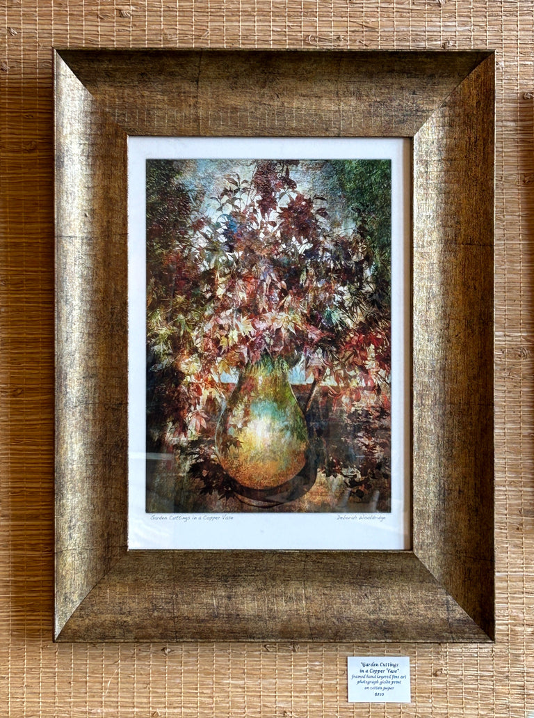 Wooldridge "Garden Cuttings in a Copper Vase" Print