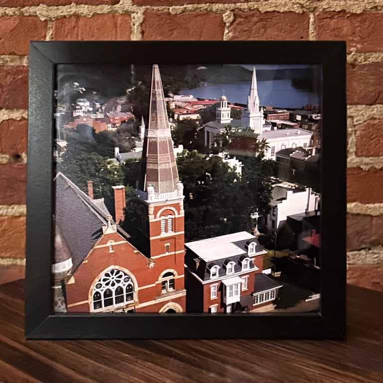Small "Churches, Third + Market, Maysville" Photograph