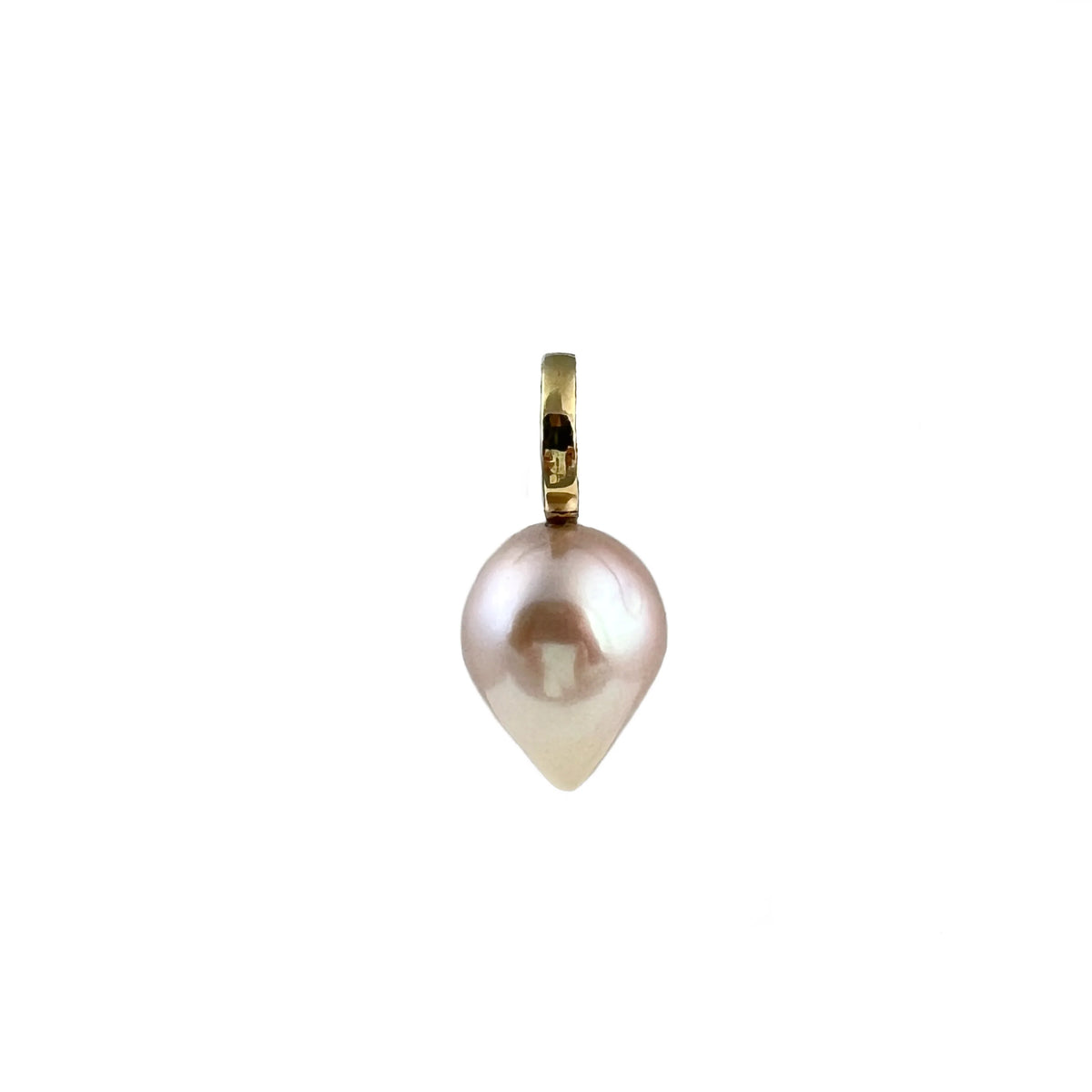 Pink Teardrop Pearl Pendant
