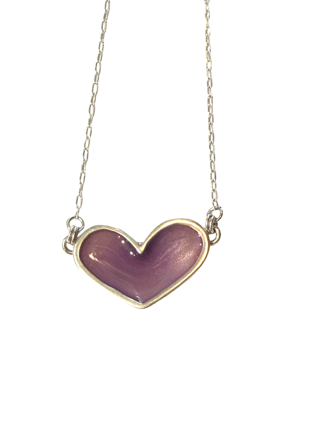 Lavender Color of Love Pendant Necklace