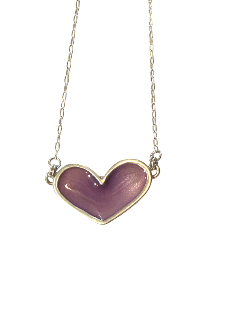 Lavender Color of Love Pendant Necklace