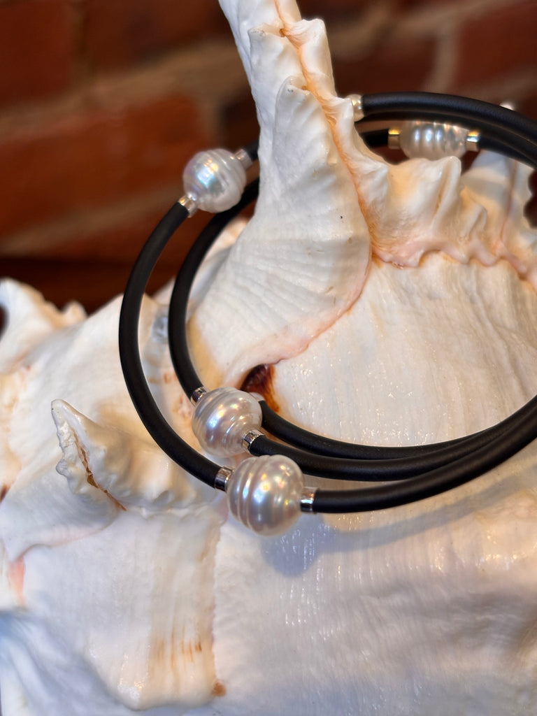 White South Sea Pearl Wrap Bracelet
