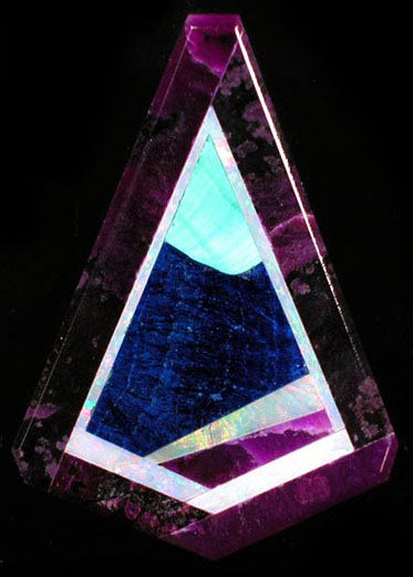 Kite Intarsia Pendant