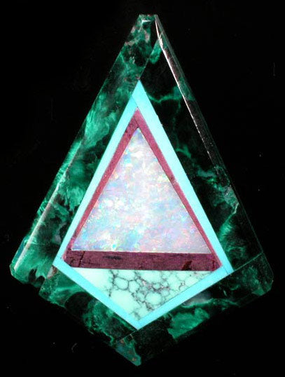 Kite Intarsia Pendant