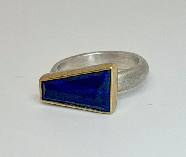 Lapis Lazuli East-West Ring