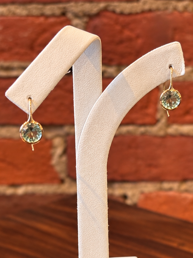 Pale Green Quartz Comet Earhuggers