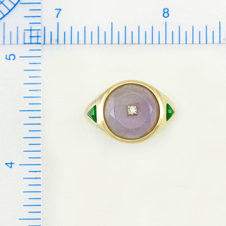 Lavender Jade Ring