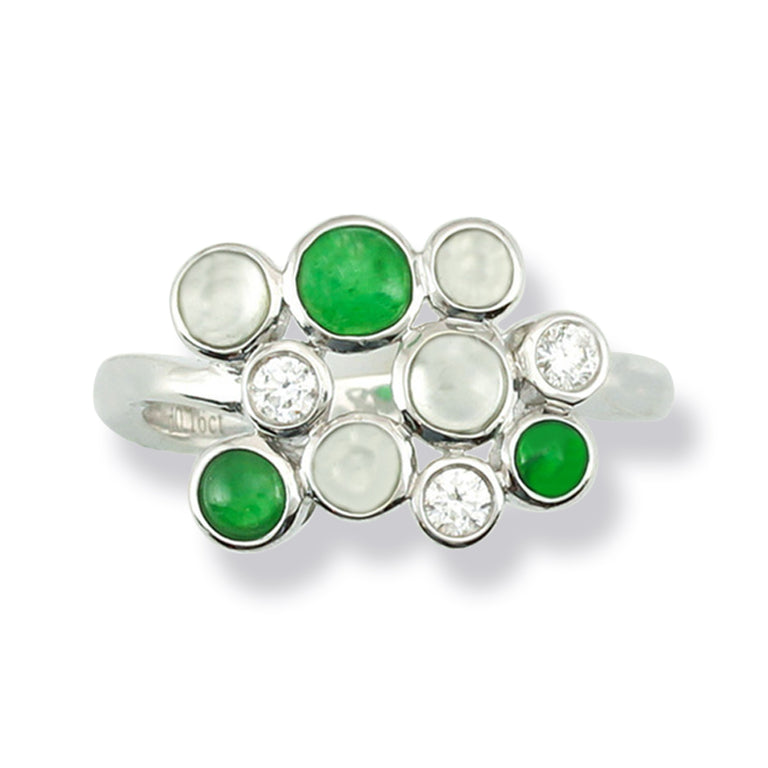 Jade Bubble Ring