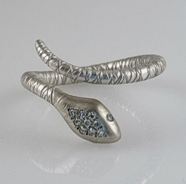 Sterling "Snake" Ring by Lika Behar