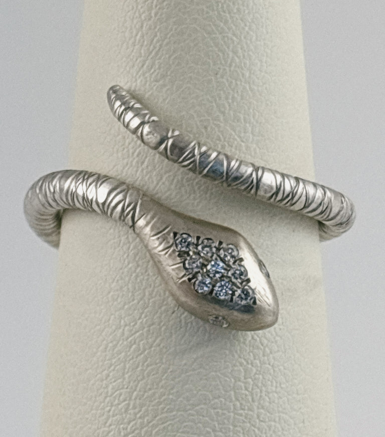 Sterling "Snake" Ring by Lika Behar
