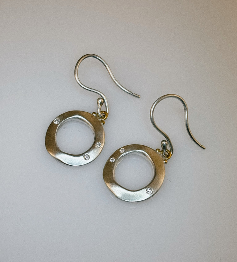 Orion Earrings with Diamonds by Lika Behar