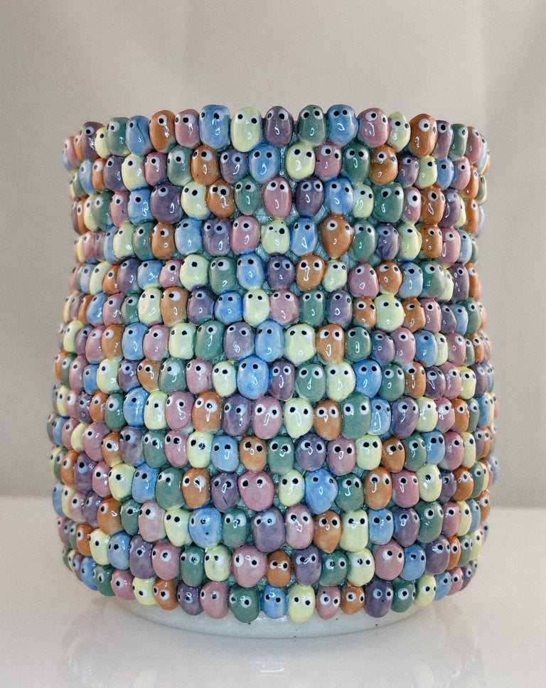 Pastel "Beans!" Vase