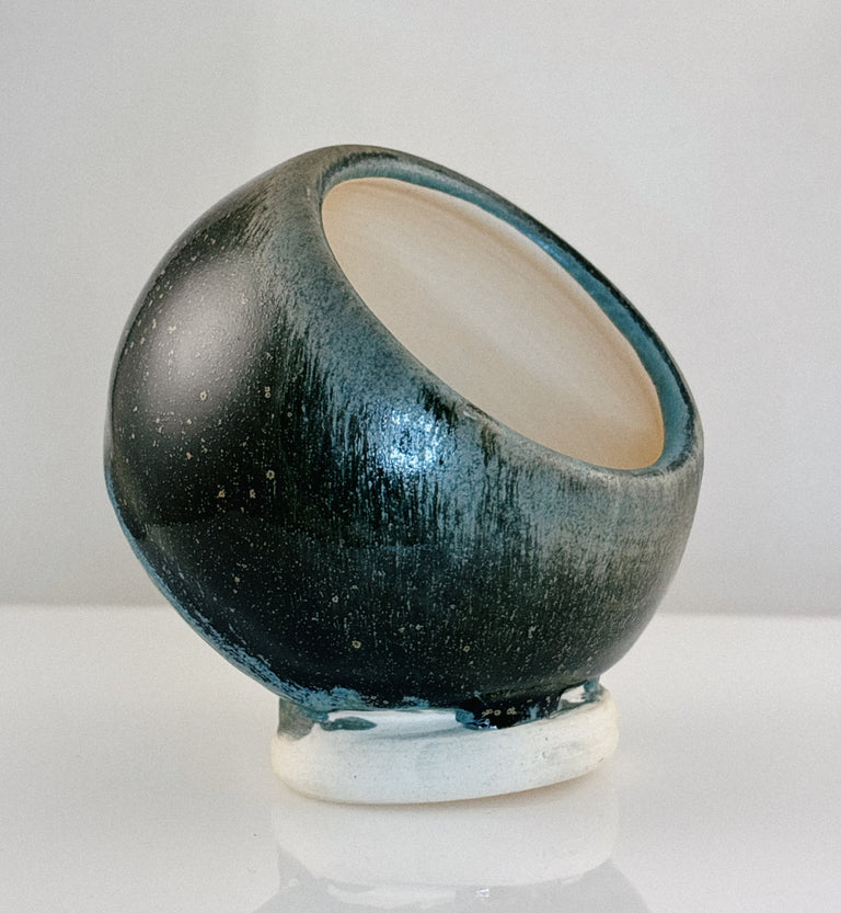 Green + Teal Salt Pig