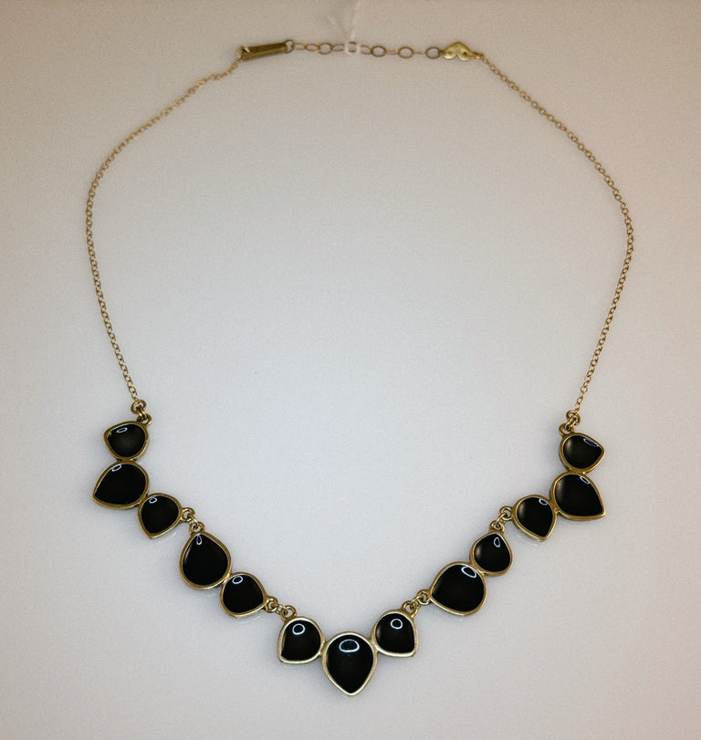 Golden Monarch Garland Necklace