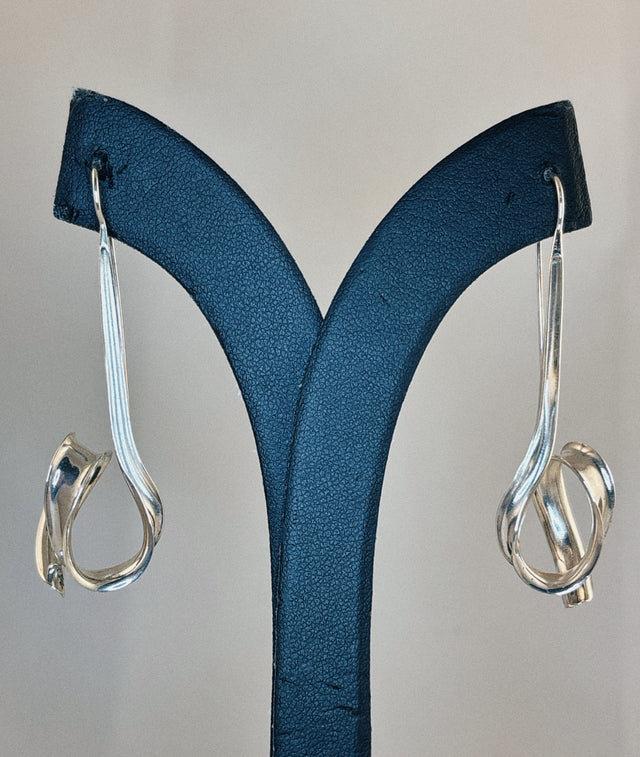 Coiling Ribbon Earrings