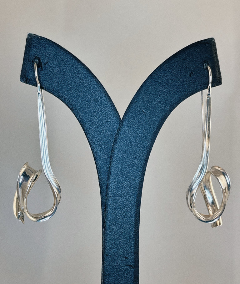 Coiling Ribbon Earrings