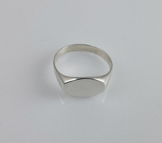 East-West Oval Signet Ring
