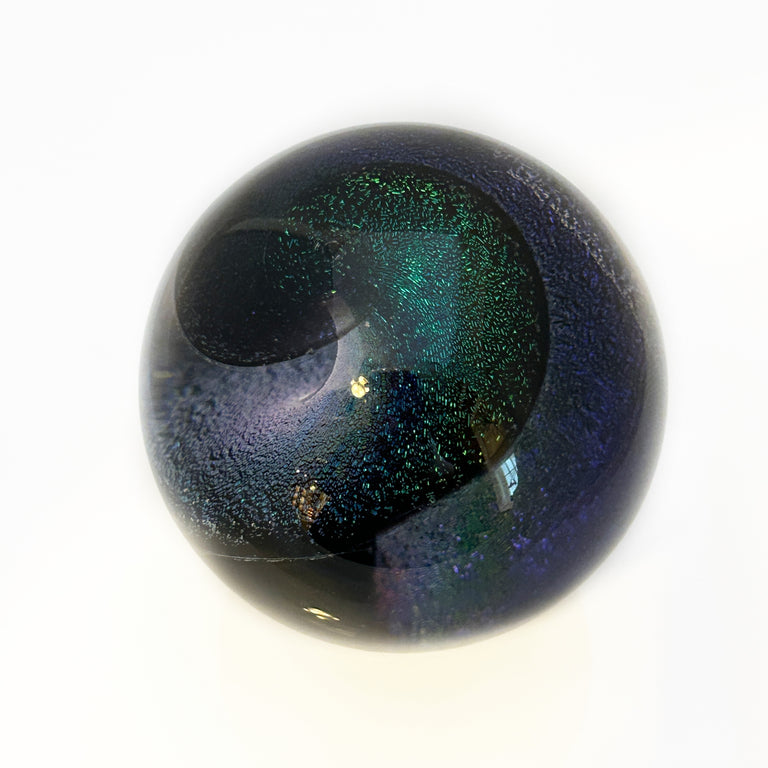 Dichroic Twist 3" Glass Sphere