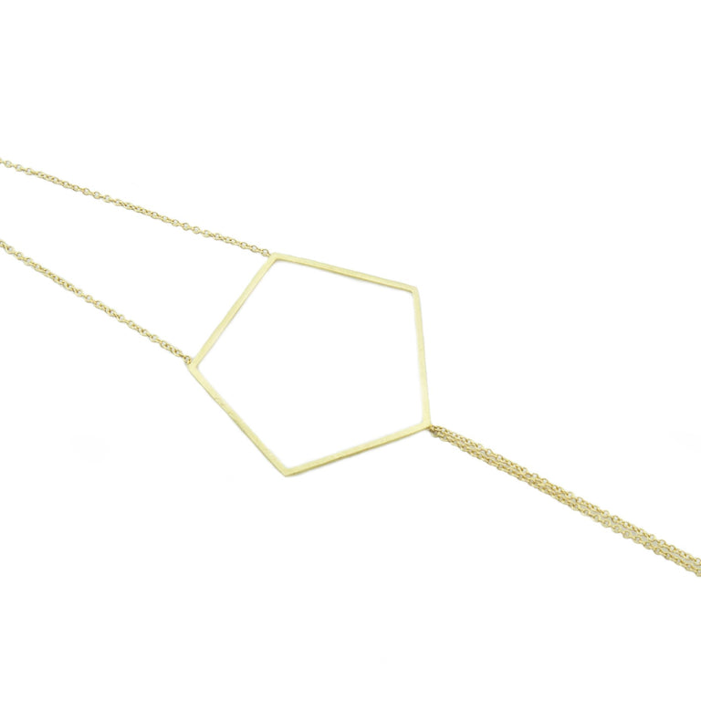 Pentagon Link Bracelet