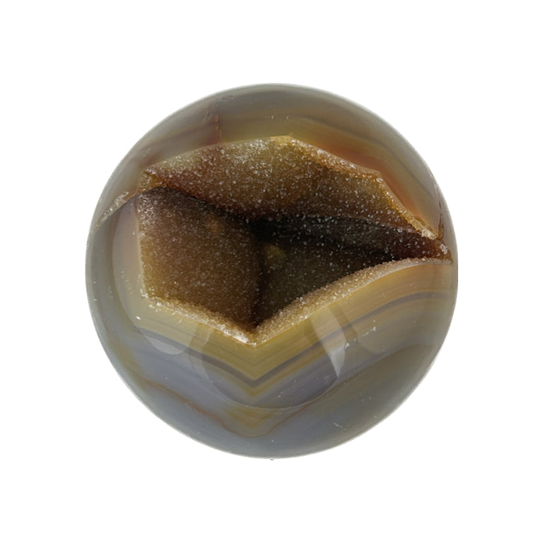 Carved Agate Sphere