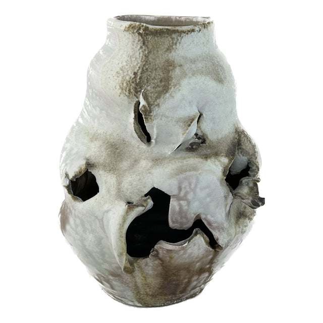 Grump Face Vase