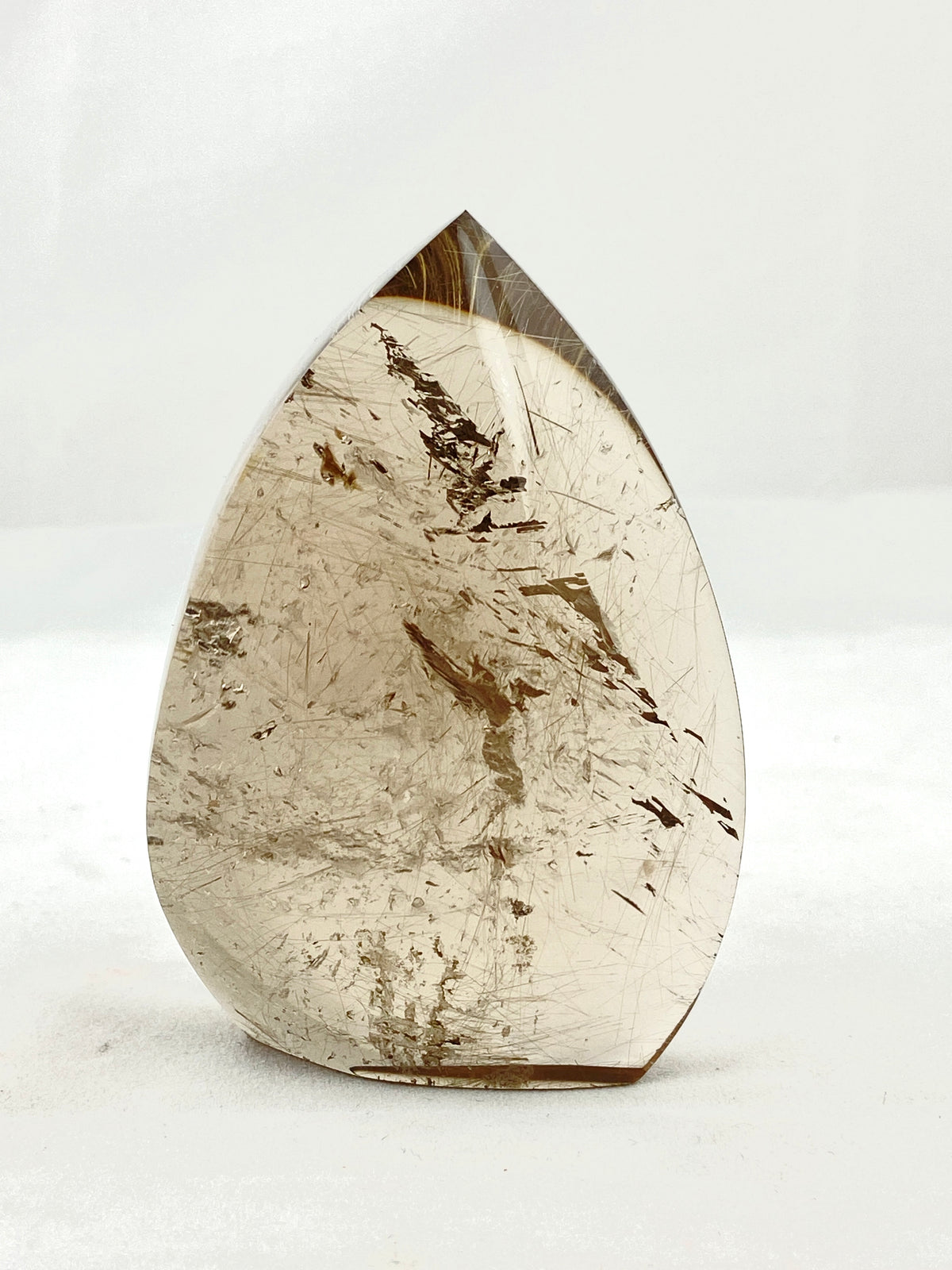 Rutilated Smoky Quartz 'Flame'