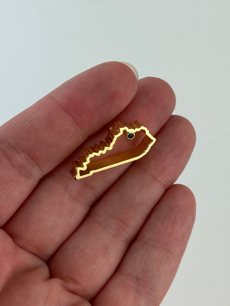 Gold Plated Kentucky Lapel Pin