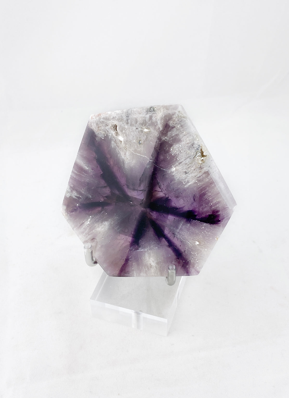 Amethyst Trapiche Slice