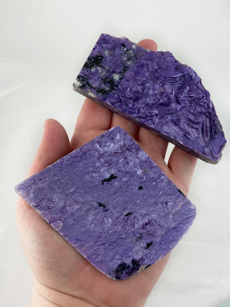 Charoite Slice