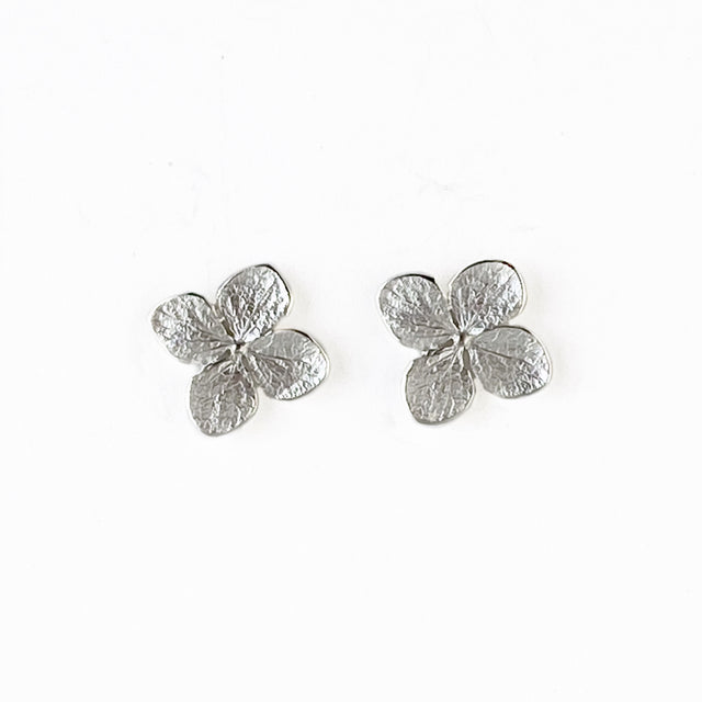 Hydrangea Blossom Stud Earrings