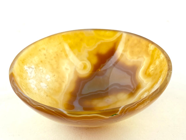 Amber Agate Bowl