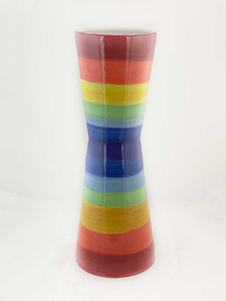 Large Striped Vase
