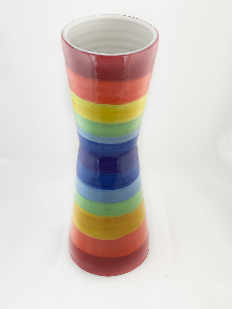 Large Striped Vase