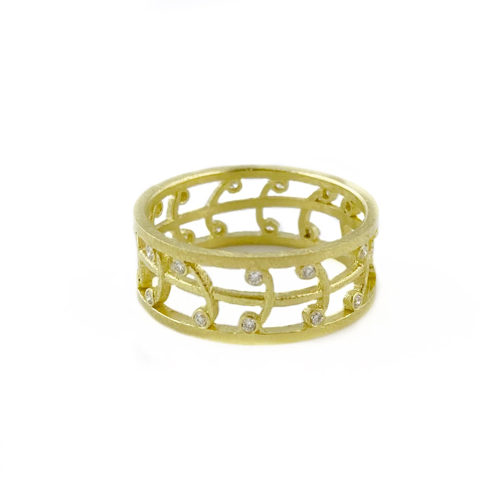 Openwork Branch-Motif Band
