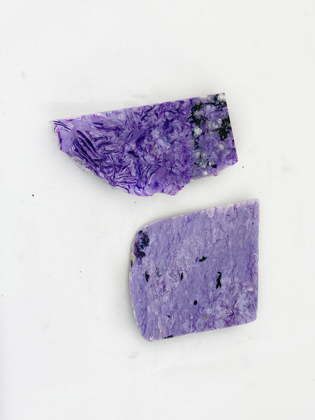 Charoite Slice